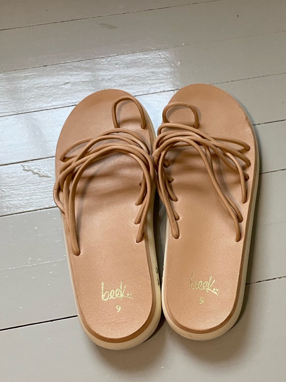 Beek beige strappy sandals - Picture 5 of 7